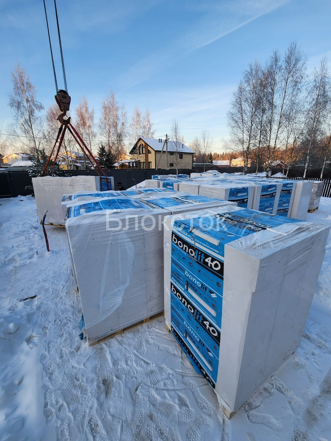 Пеноблоки стеновые Бонолит Малоярославец 625x250x350, D400
